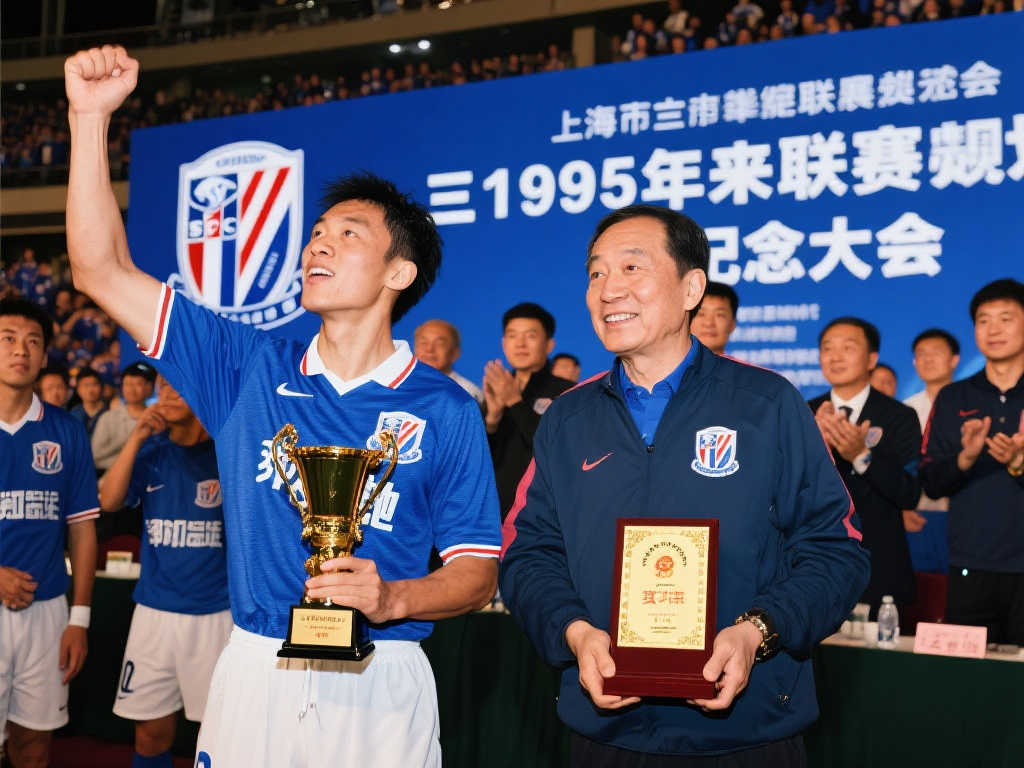 上海申花三十周年盛典：范志毅与徐根宝荣膺终身成就殊荣